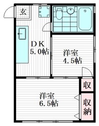 日東ビルの物件間取画像